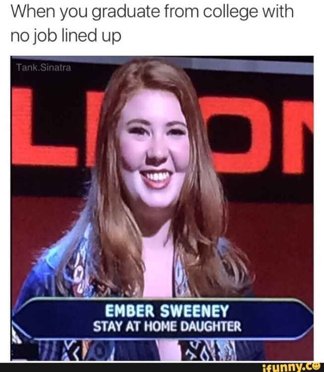 When you graduate from college With no job lined up EMBER SWEENEY ...