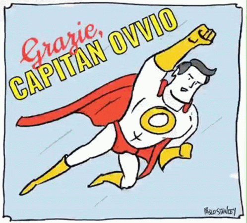 Capitan Ovvio GIF - Capitan Ovvio Ovviamente - Discover & Share GIFs