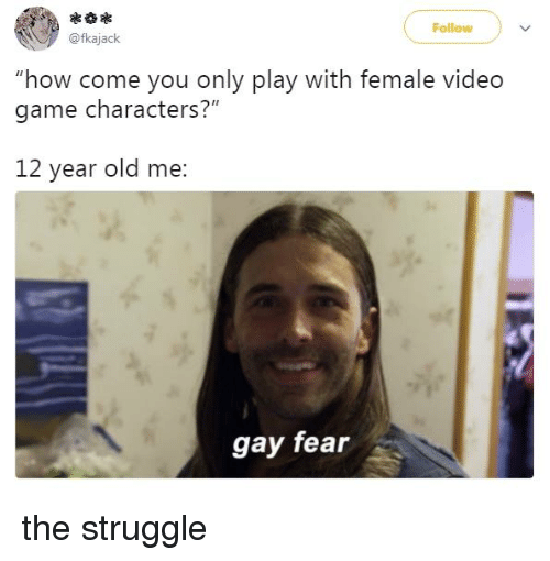 Risultati immagini per gay fear video game characters meme